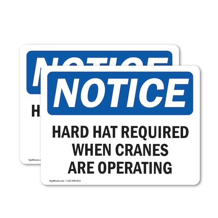 Signmission 18 in Height, 24 in Width, Vinyl Decal, Rectangle OS-2PACK-NS-D-1824-L-13300